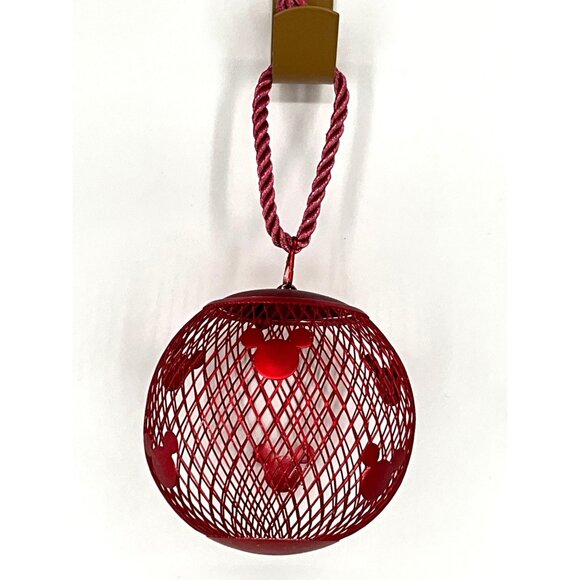 Disney Mickey Mouse‎ Red Metal Ornament - Picture 1 of 3